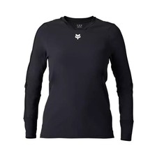 Fox racing women's MTB jersey winter thermal long sleeve Black