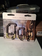 Hillman Apex by Minute Key Double Carabiner Trio 6061 Aluminum Anodized Black
