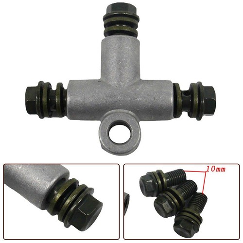Wide Compatibility Brake Hose T Connector for Motorcycle ATV Karting Parts - Picture 3 of 9