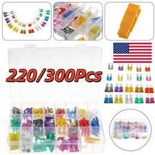 300Pcs Car Blade Fuse Assortment Assorted Kit Set For Auto Truck Automotive US