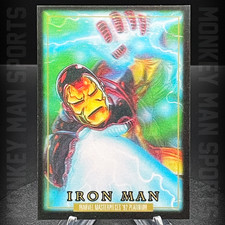 2024 Marvel Masterpieces '92 PLATINUM - Iron Man - #38 LENTICULAR MINT