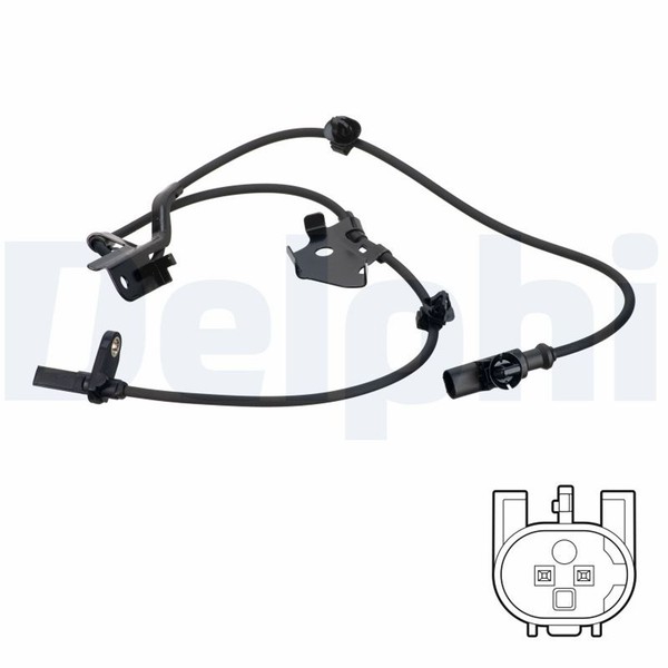Delphi ABS Sensor Raddrehzahl SS20753 FüR Toyota Avensis Auris Verso VAN Corolla-image