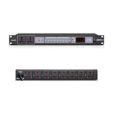 10-Outlet Power Sequencer Conditioner, 3000W Rack Power Conditioner with