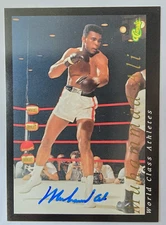 Muhammad Ali 1992 Classic World Class Athletes Autograph Card SP