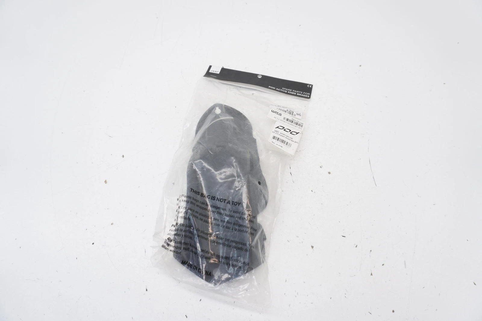 POD KX 2.0 Knee Brace Impact Guard Set Right Black OEM KP251-001-OS A1