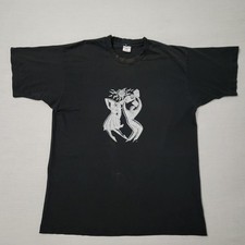 VTG Adult Borders CHICAGO Art Music Media Celebration Single Stitch Tshirt Sz XL