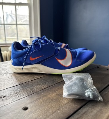 Nike Zoom Rival Running Shoes Spikes Blue Lime Men's Size 9 DR2756-400 BRAND NEW