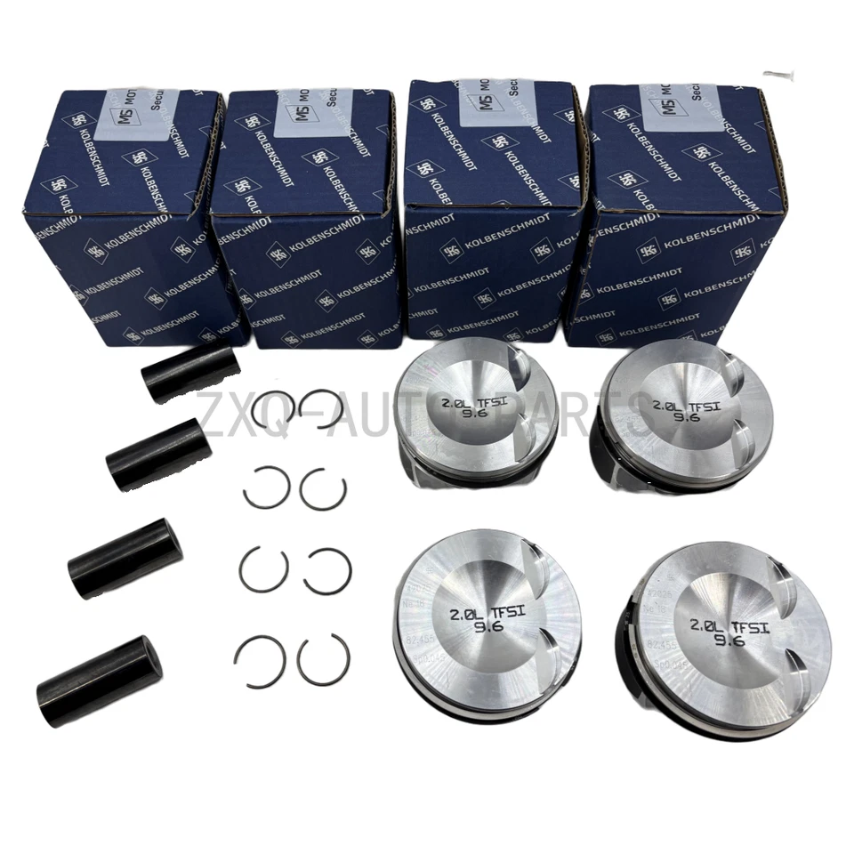 Conjunto de 4 pistones y anillos STD para VW GTI Tiguan AUDI A4 2.0 TFSI 06H107065DM Foto 4 de 4