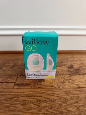 WILLOW GO 150ml/5oz Container Set Of 2 for Willow Go Breast Pump NEW IN BOX