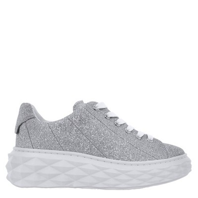 Jimmy Choo Diamond Glitter Low-Top Sneakers