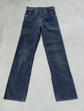 Vintage Levi's Corduroy Pants Size 28x32 Dark Navy Blue