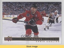 2020-21 SP Signature Edition Legends UD Canvas Chris Chelios #C-51 HOF READ 0it0