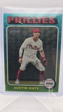 Marketplace image: Austin Hays  2024 Topps Heritage  Superfractor  1/1 #526  Phillies