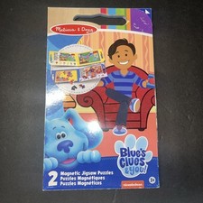 Melissa  Doug Blue's Clues  You 2 Magnetic Jigsaw Puzzle Set - Brand New