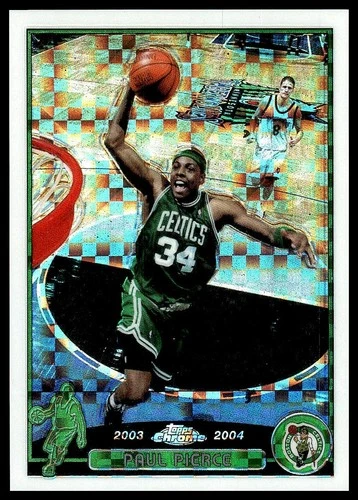 2003-04 Topps Chrome X-FRACTOR/220 / Paul Pierce / 4/220