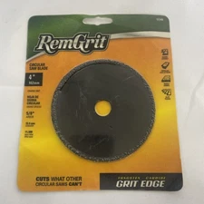 GC408 RemGrit Circular Saw Blade, 4" x 5/8"