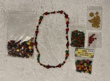 Krafters Korner Wooden Beads Lot Used