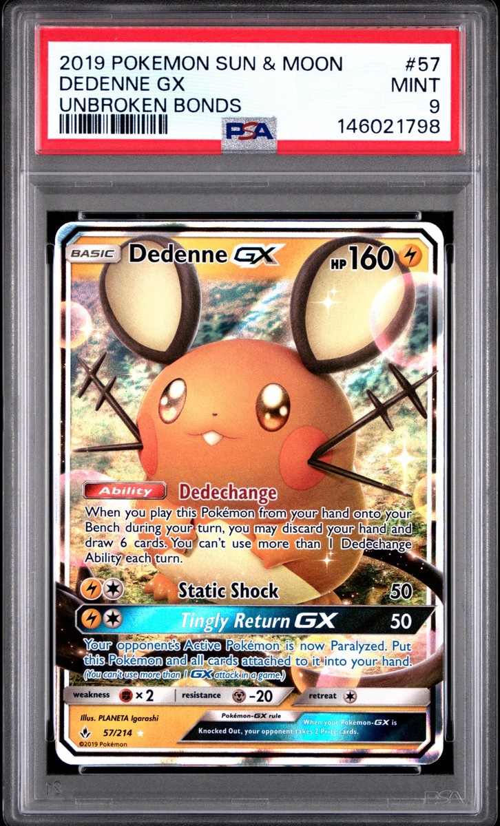 Dedenne GX 57/214 Sm-Unbroken Bonds Holo for sale online | eBay