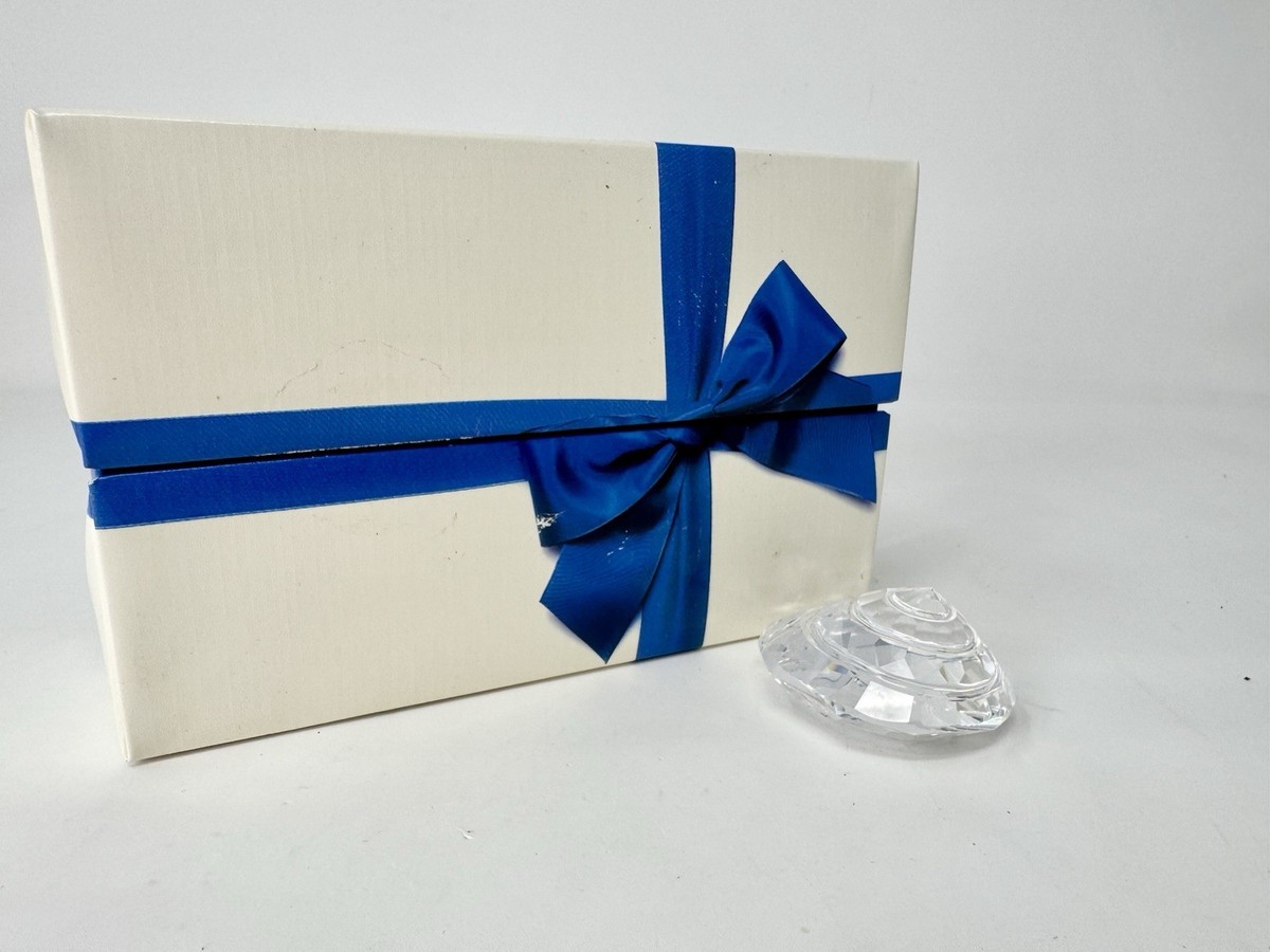 Swarovski Crystal Spiral Top Shell Small Figurine W/ Box (B-864