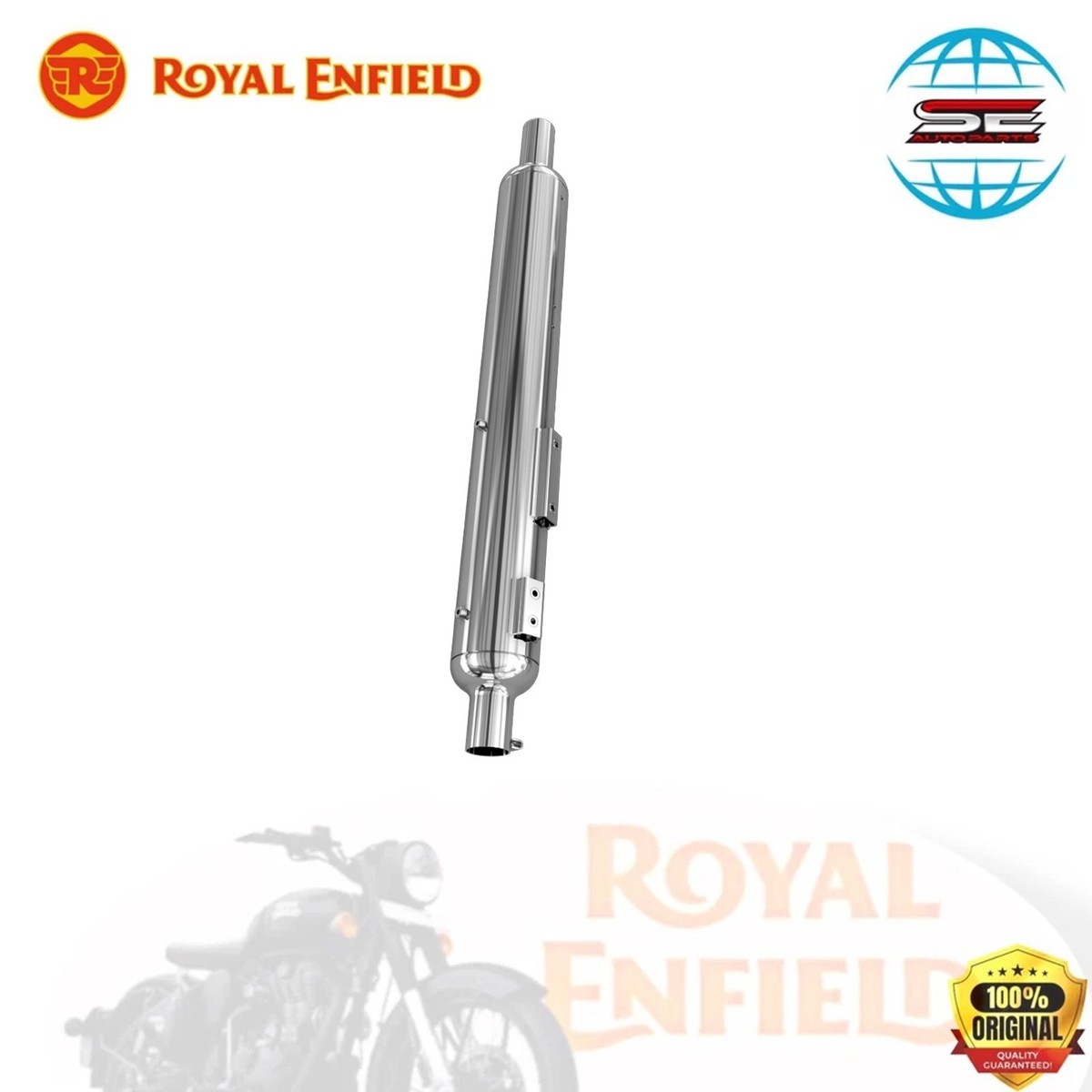 Royal Enfield genuine silencer complete for classic 350/500 591860