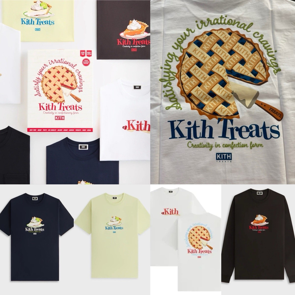 Kith Treats Blueberry, Cranberry, Key Lime Pie, T Shirts & Pumpkin
