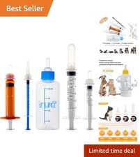 60ml Puppy Nursing Bottle with 5 Replaceable Nipples - Gentle Care for Kittens