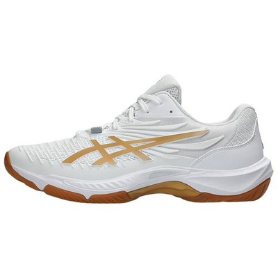 ASICS COURT CONTROL FF 4 Support Badminton Shoes Unisex White Gold 1073A094-100