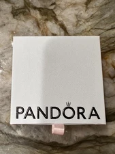 Authentic PANDORA Jewelry White Gift Pouch