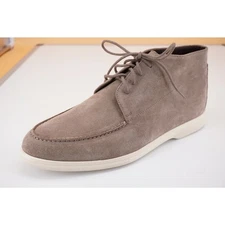 Canali Taupe Suede Chukka Hiking Boots Size 8.5 New Lace Up $595 Ankle