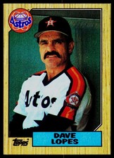 1987 Topps #445 Dave Lopes - EX