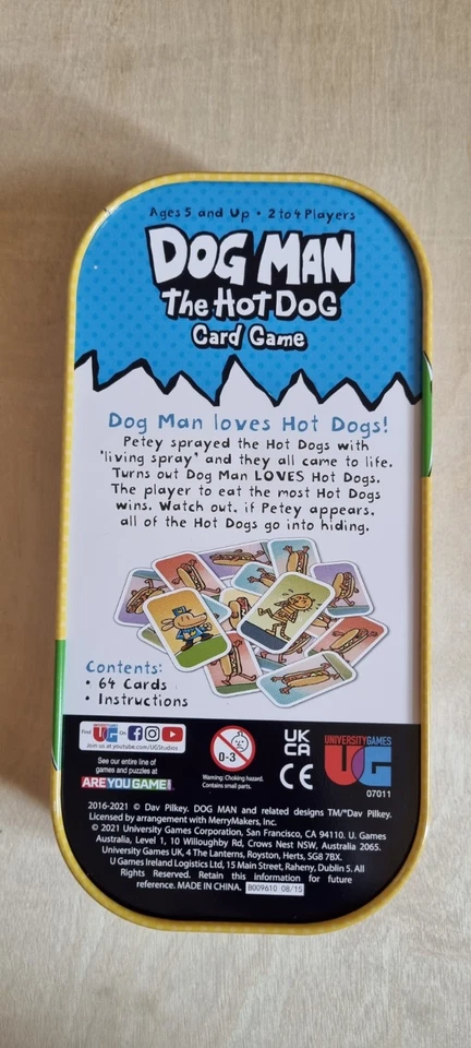 Dog Man - The Hot Dog Card Game * Family / Travel Game * University Games - Image 2 of 4