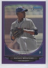 2013 Bowman Chrome Prospects Purple Refractor 9/199 Rafael Montero #BCP204 0a1