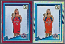 2025 Panini Donruss WNBA Kiki Iriafen #94 RC Silver Holo & Red Shimmer 331/399