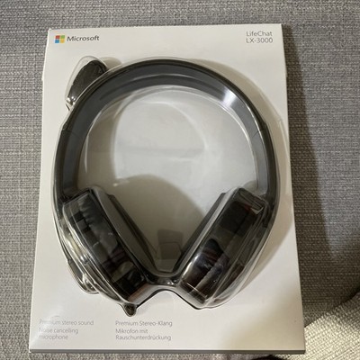 Microsoft LifeChat LX-3000 USB Stereo Headset Kopfhörer Noise Cancelling Mikrofon Bo