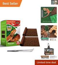 Versatile Reptile Carpet 2-Pack - Ideal for Snakes, Lizards  Turtles