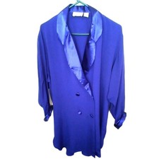 VINTAGE VICTORIAS SECRET GOLD LABEL PURPLE SLEEP SHIRT NIGHT DOWN SIZE M