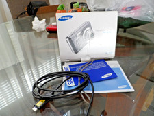 SAMSUNG SL102 COMPACT DIGITAL WORKING CAMERA BUNDLE IN BOX 6X ZOOM