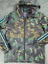 Scotch and Soda Jacket Mens Small Full Zip Track Windbreaker Palm Hooded