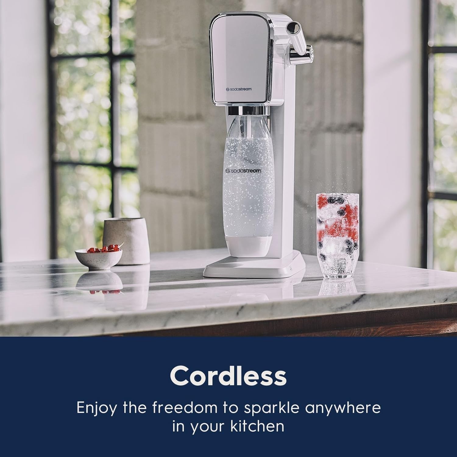 SodaStream - ART Sparkling Water Maker | VALUE BUNDLE | CQC CO2 system