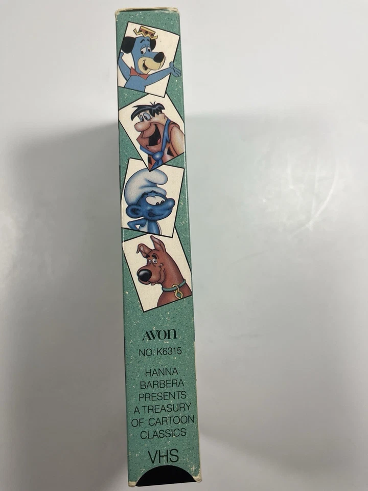 Cartoon Classics - Smurfs,  Scooby Doo, Flintstones huckleberry VHS tape 1987  - Image 3 of 4