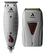 Andis Finishing Combo Professional T-Outliner Trimmer  Foil Shaver - NEW a29