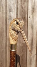 wooden walking stick hand carved bird wooden walking cane