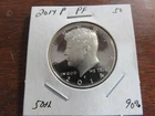 2014  Proof  Silver Kennedy Half Dollar From 50th Ann. Set