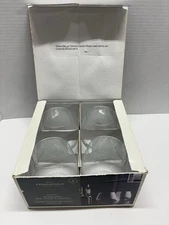 Threshold Signature Crystal Red Wine Glasses Set of 4 Stemless Glasses 19.2oz