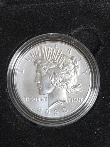 2023 P Uncirculated Peace Silver Dollar (23XH) w/OGP and COA - SHIPS Fast FREE