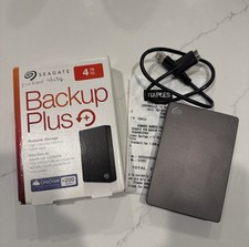 Seagate Backup Plus 4TB SRD00F1 1K9APV-570 External Hard Drive USB 3.0 Black