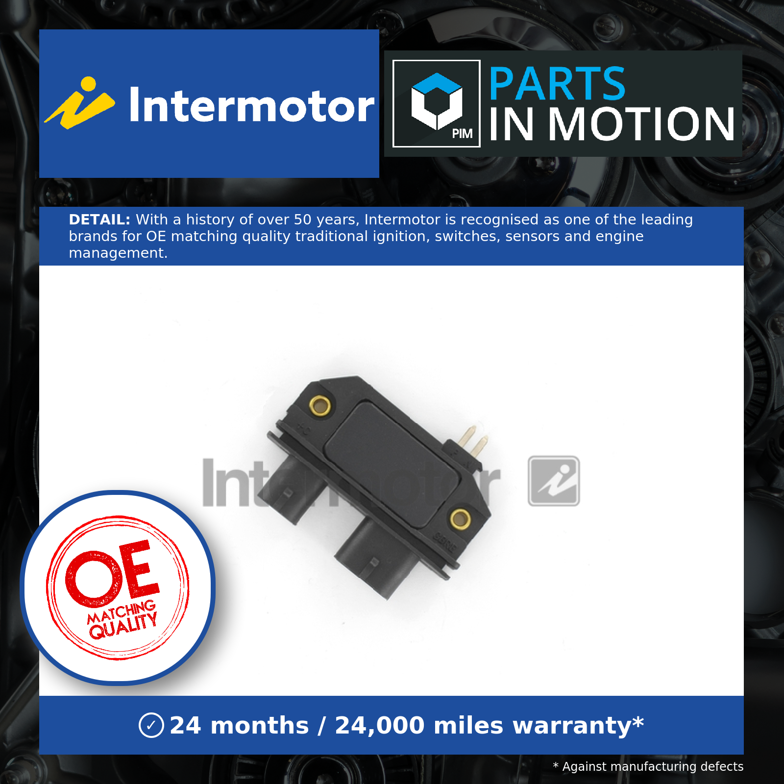 Ignition Module fits DAEWOO NEXIA 19 1.5 95 to 97 Intermotor 01989747 Quality - Image 4