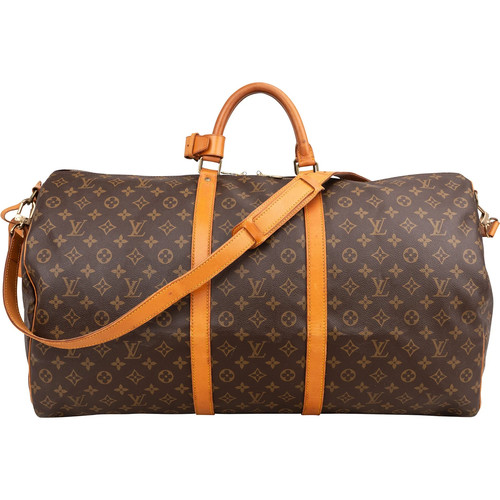 Louis Vuitton Monogram  Keepall 60 Bandoulière Travel Bag    Tasche