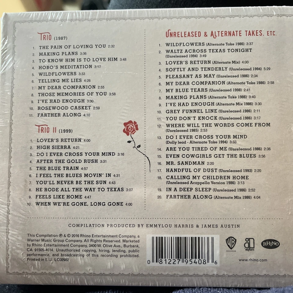 Dolly Parton/Emmylou Harris/Linda Ronstadt : Complete Trio Collection 3 CD - NEW - Image 2 of 2