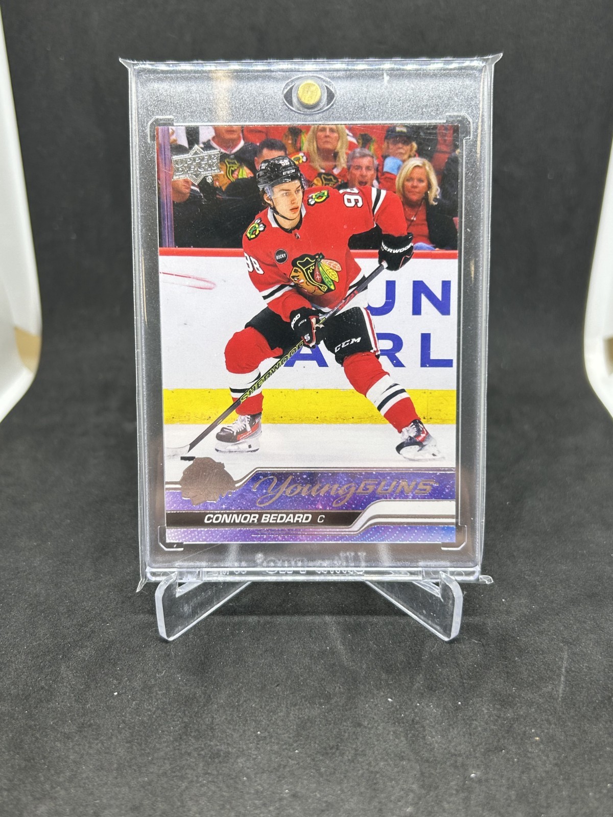 2023-24 Upper Deck Series 2 Connor Bedard Rookie Young Guns #451 Blackhawks